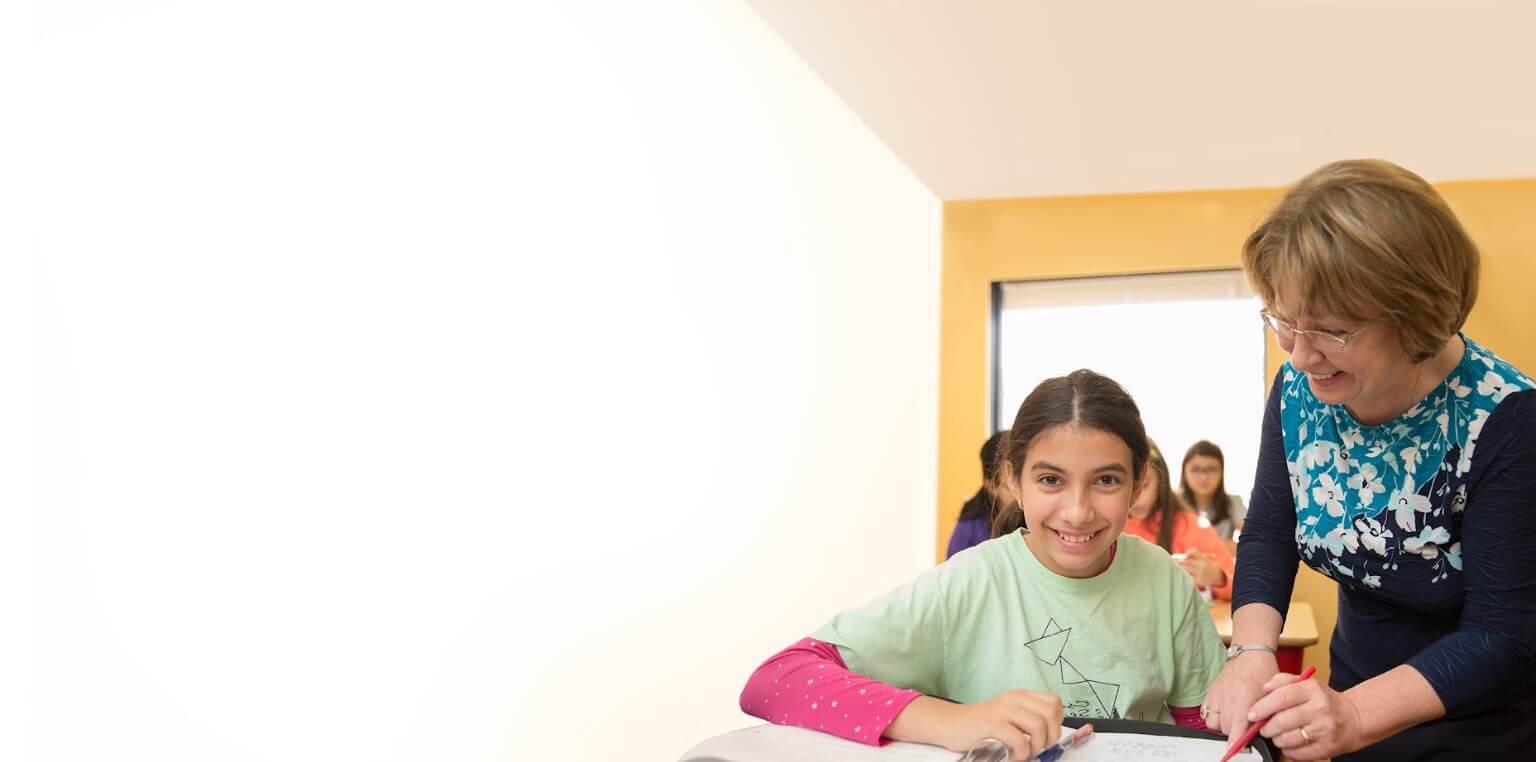 summer girl in the class